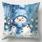 Christmas decoration pillowcase cute Santa Claus Snowman fawn pillow cover Sofa cushion cover home decoration gift
