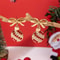 New Trendy Exquisite Christmas Light Bulb Drop Earrings For Women Simple Rhinestone Bowknot Earring 4