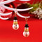 Pearl Drop Earrings For Women Cute Fashion Christmas White Snowman Rhinestone Snowflake Earring Jew 1