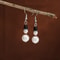 Pearl Drop Earrings For Women Cute Fashion Christmas White Snowman Rhinestone Snowflake Earring Jew 8