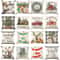 Linen Merry Christmas Pillow Cover Throw Pillowcase Winter Christmas Decorations for Home Tree Deer Sofa Cushion Cover