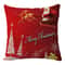 Linen Merry Christmas Pillow Cover Throw Pillowcase Winter Christmas Decorations for Home Tree Deer Sofa Cushion Cover