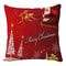 Linen Merry Christmas Pillow Cover Throw Pillowcase Winter Christmas Decorations for Home Tree Deer Sofa Cushion Cover