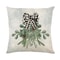 Linen Merry Christmas Pillow Cover Throw Pillowcase Winter Christmas Decorations for Home Tree Deer Sofa Cushion Cover
