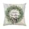 Linen Merry Christmas Pillow Cover Throw Pillowcase Winter Christmas Decorations for Home Tree Deer Sofa Cushion Cover