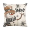 Linen Merry Christmas Pillow Cover Throw Pillowcase Winter Christmas Decorations for Home Tree Deer Sofa Cushion Cover