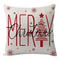 Linen Merry Christmas Pillow Cover Throw Pillowcase Winter Christmas Decorations for Home Tree Deer Sofa Cushion Cover