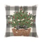 Linen Merry Christmas Pillow Cover Throw Pillowcase Winter Christmas Decorations for Home Tree Deer Sofa Cushion Cover