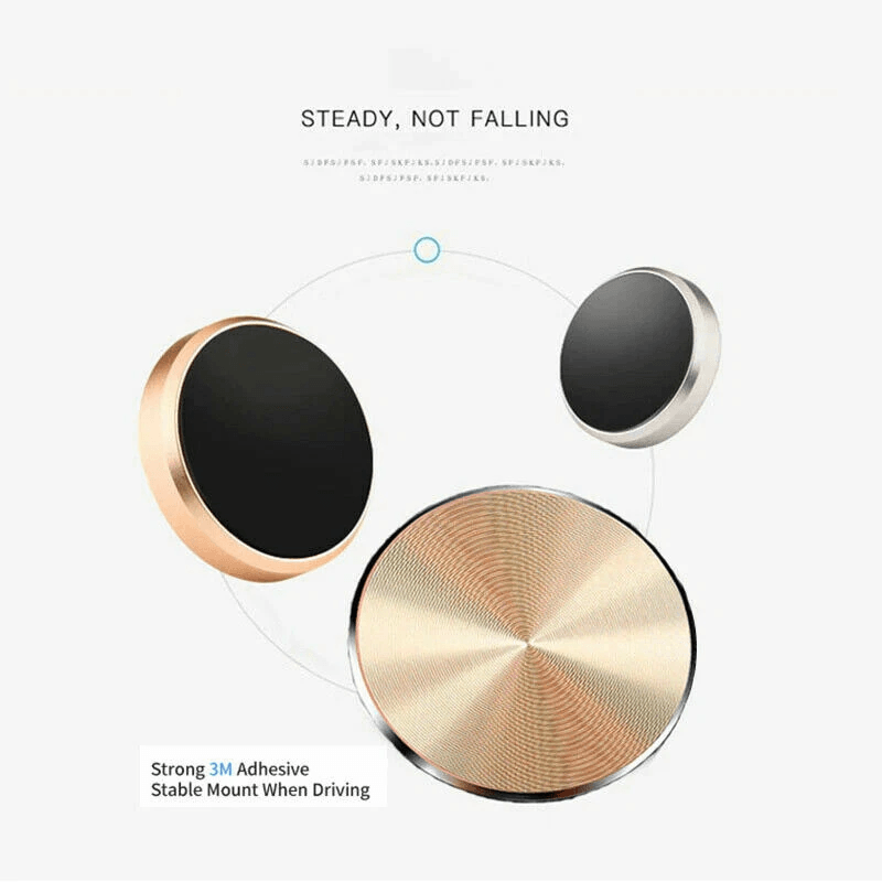 2Pack Metal Plate Adhesive Sticker Replace For Magnetic Car Mount Phone Holder 6
