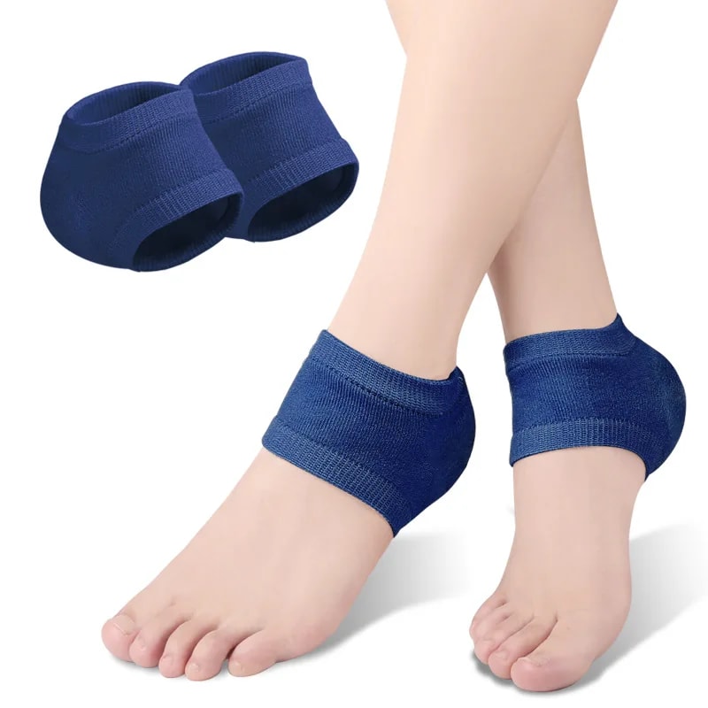 Heel Gel Socks For Feet Care ShockAbsorbing Cushion For Cracked Heels And Skin Repair 5