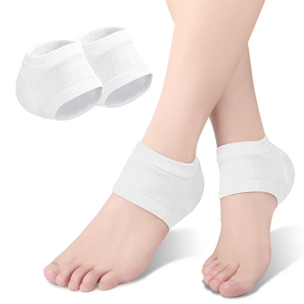 Heel Gel Socks For Feet Care ShockAbsorbing Cushion For Cracked Heels And Skin Repair 6