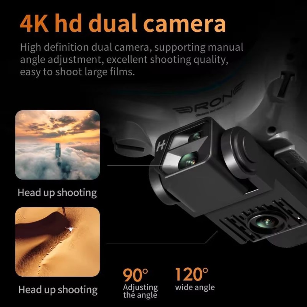 8K Professional Drone With Dual Camera Brushless Quadcopter 10000M Range Obstacle Avoidance 4
