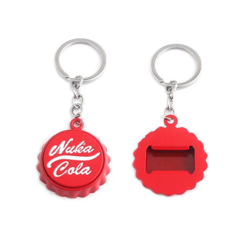 Premium Coca Style Bottle Opener Keychain Everyday Carry EDC Keyring Accessory