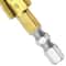 Titanium Coated Step Drill Bit Hex Shank Multi-Size Hole Cutter for Metal, Wood & Plastic