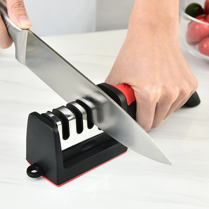 Kitchen Knife Sharpener Pro Manual Sharpening Tool for Razor-Sharp Blades