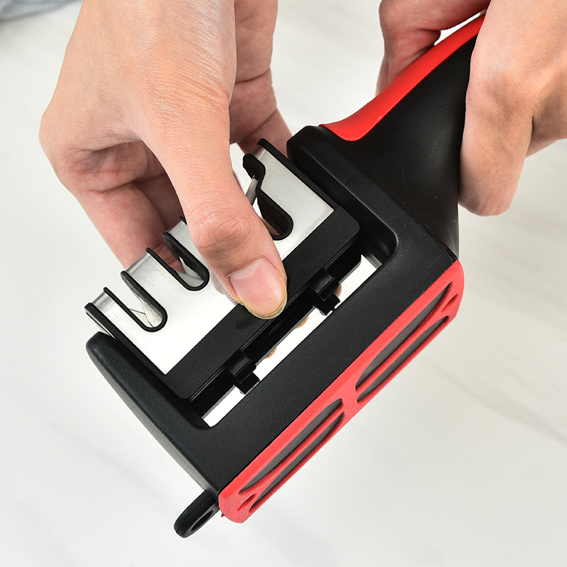 Kitchen Knife Sharpener Pro Manual Sharpening Tool for Razor-Sharp Blades