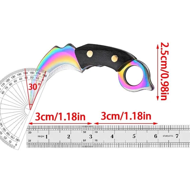 Compact Pocket Knife Keychain Mini EDC Tool For Camping Travel Everyday Carry 6