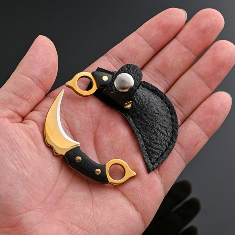 Compact Pocket Knife Keychain Mini EDC Tool For Camping Travel Everyday Carry 2