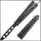 Precision Flip Butterfly Knife Trainer Stainless Steel Balisong Trainer for Skill Practice