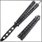 Precision Flip Butterfly Knife Trainer Stainless Steel Balisong Trainer for Skill Practice