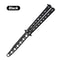 Butterfly Trainer Practice Knife Folding Metal Balisong For Safe Flipping Skills Training 2
