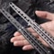 Butterfly Trainer Practice Knife Folding Metal Balisong For Safe Flipping Skills Training 0