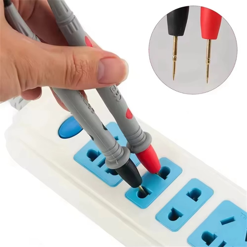 Universal Digital Multimeter Test Leads with Precision Probe Tips
