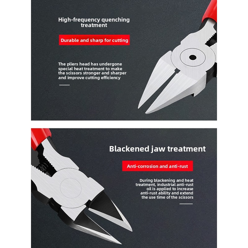 Precision Flush Cutter Pliers For Electronics Wire Cutting DIY Repairs 5