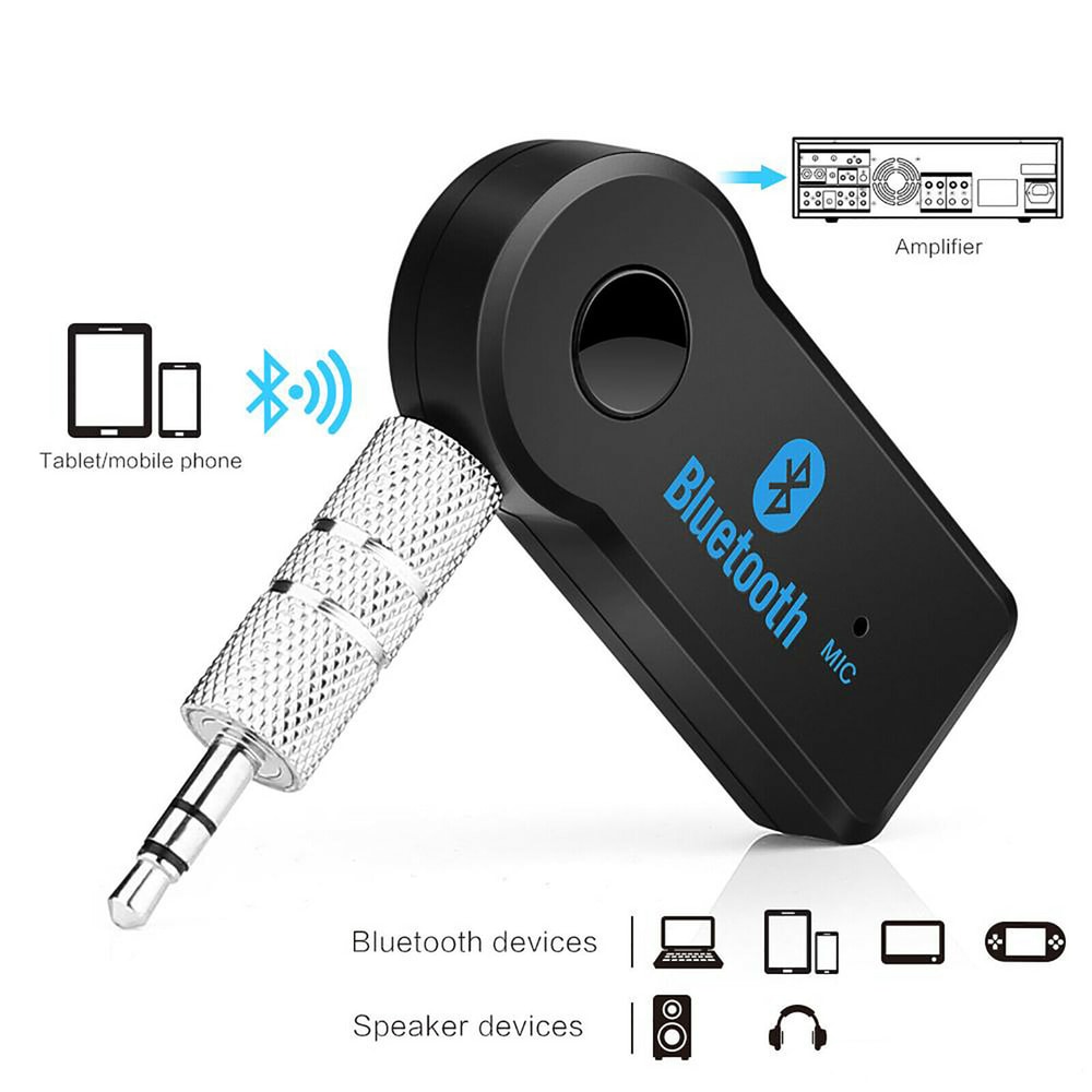 Adapter Wireless Audio Receiver Transmitter For Car Headphones Home Stereo 1