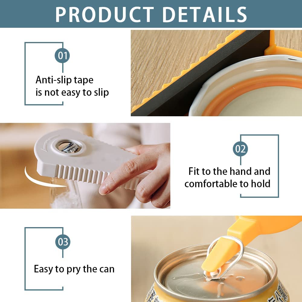 Easy Grip Jar Opener And Bottle Opener For Stubborn Lids And Caps 2