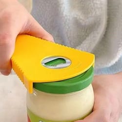 easy grip jar opener and bottle opener for stubborn lids and caps