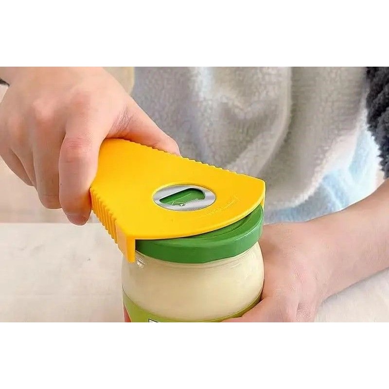 Easy Grip Jar Opener And Bottle Opener For Stubborn Lids And Caps 0
