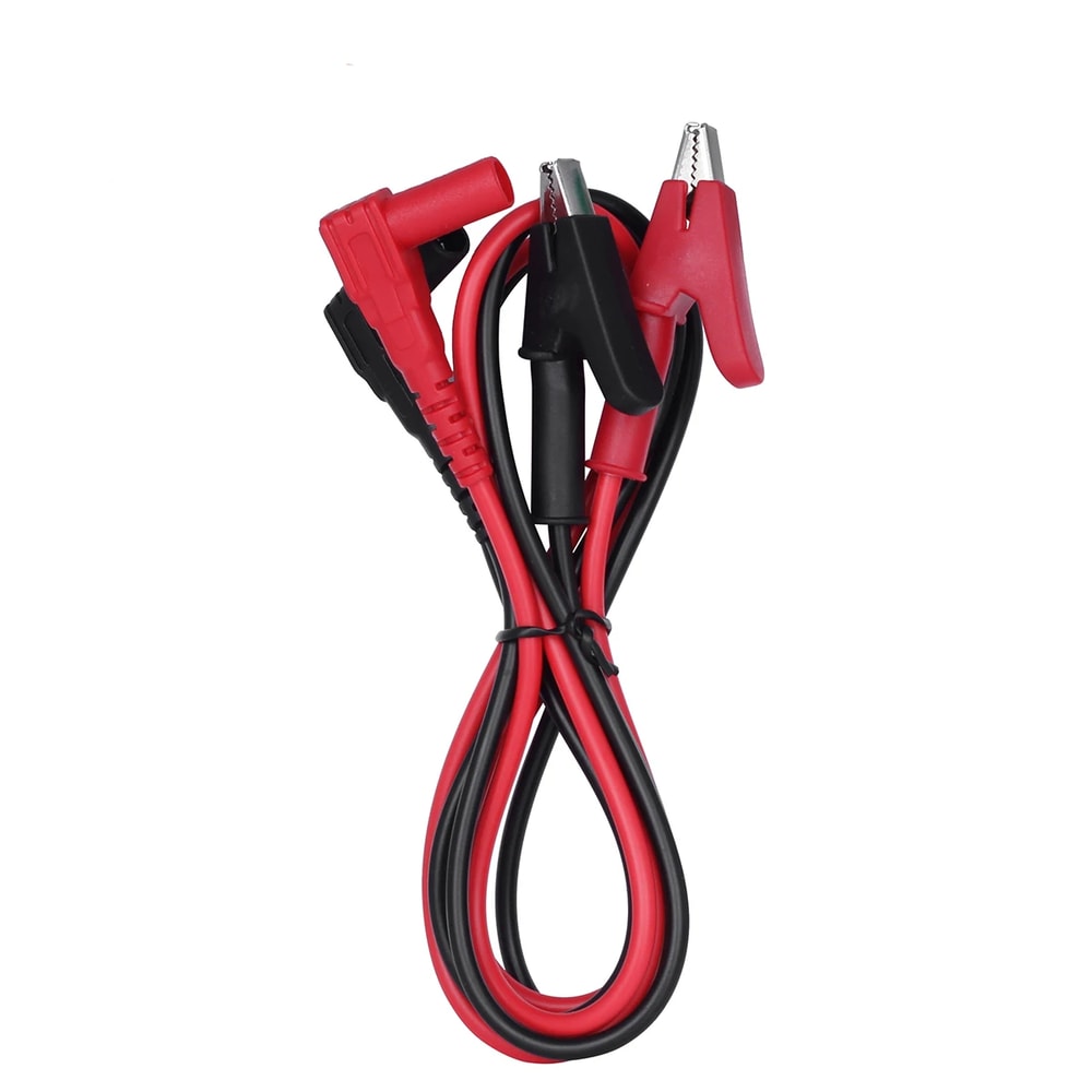 Multimeter Test Lead Set with Alligator Clips & Banana Plugs, 90cm Electrical Testing Cable