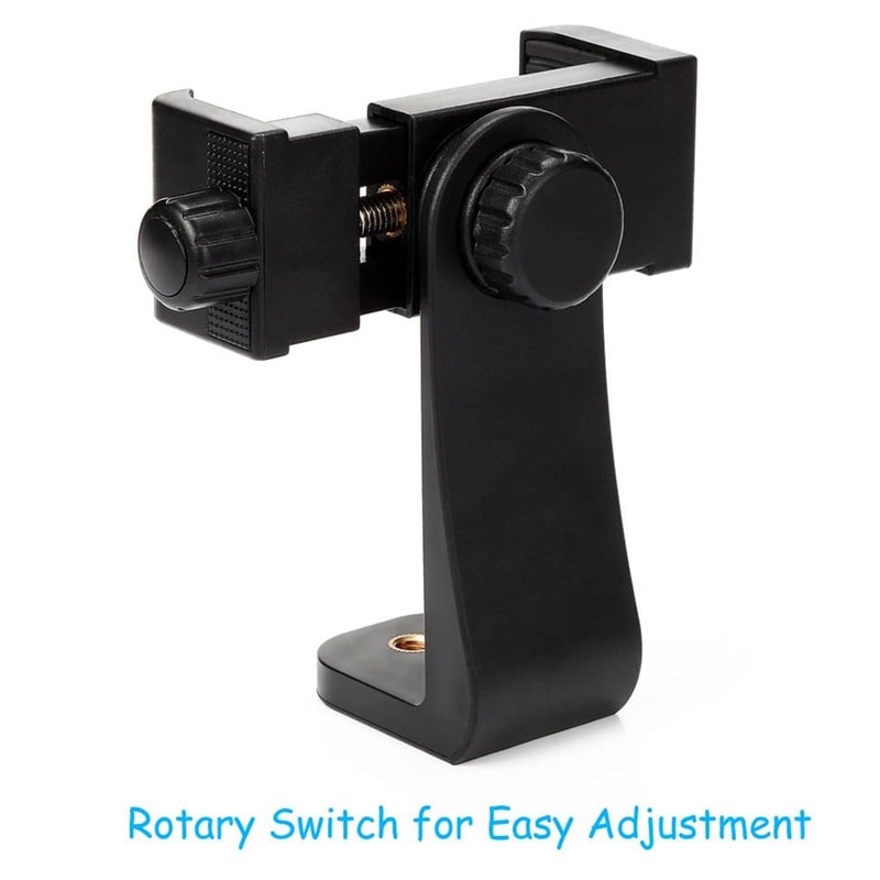 Universal Phone Tripod Mount Clip Adjustable Smartphone Holder Adapter