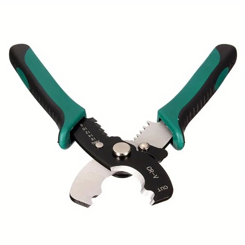Professional Wire Stripper Tool & Cable Cutter Pliers for Electricians