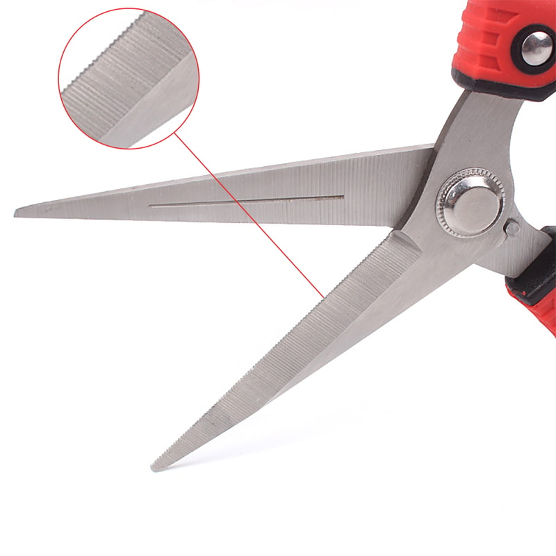 PrecisionCut Stainless Steel Pruning Shears With NonSlip Grip For Garden Fruit Tree Trimming 2