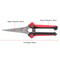 PrecisionCut Stainless Steel Pruning Shears With NonSlip Grip For Garden Fruit Tree Trimming 3