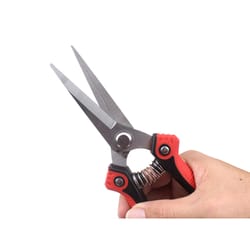 precisioncut stainless steel pruning shears with non-slip grip for garden & fruit tree trimming