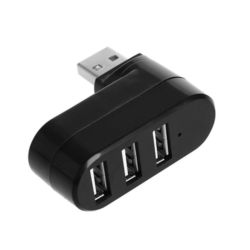 FlexRotate Port USB Hub For Laptop PC High Speed USB Splitter Adapter 1