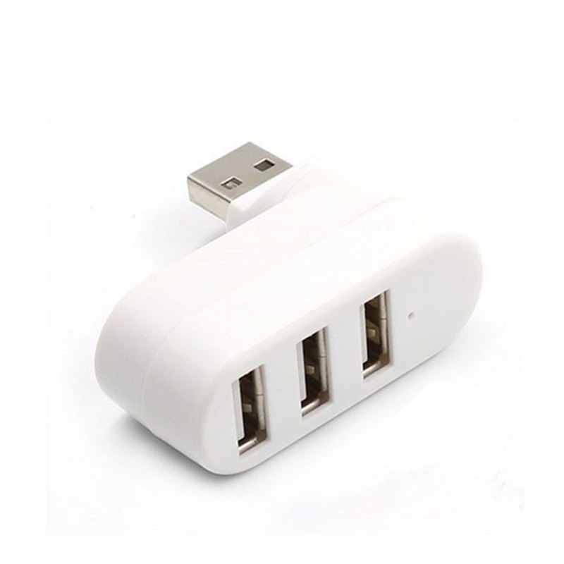 FlexRotate Port USB Hub For Laptop PC High Speed USB Splitter Adapter 2