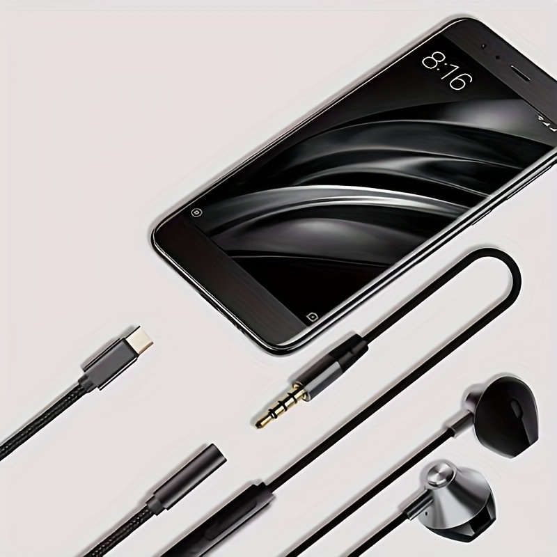 Headphone Adapter Cable For Samsung Xiaomi 2