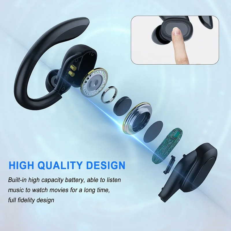 PowerBeat Pro Wireless Sport Earbuds With Noise Cancelling Mic Playtime LED Display 2