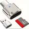 Type C SD TF Card Reader With USB Adapter For IPhone MacBook Samsung Laptops 1