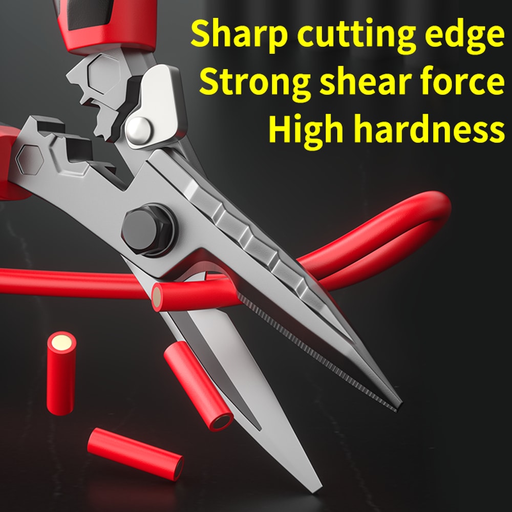 Electrician Scissors Wire Cutter Crimping Tool 1