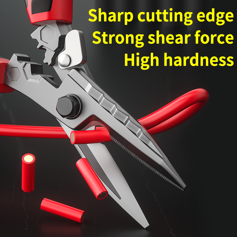 Electrician Scissors Wire Cutter Crimping Tool 1