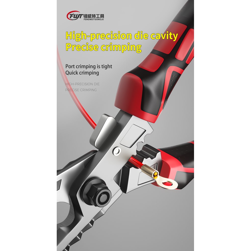 Electrician Scissors Wire Cutter Crimping Tool 5
