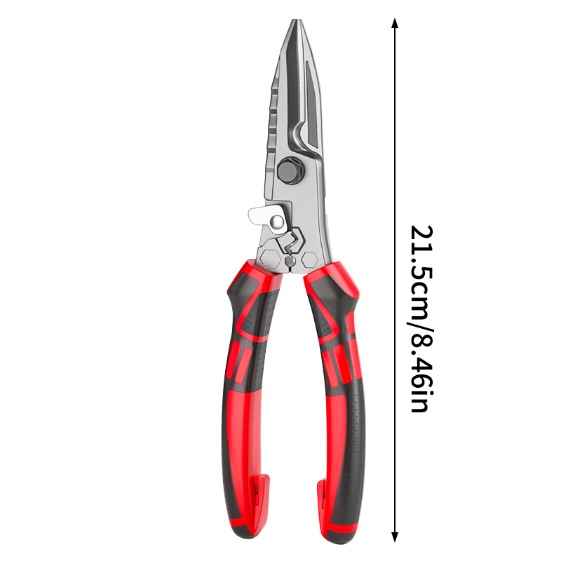 Electrician Scissors Wire Cutter Crimping Tool 7
