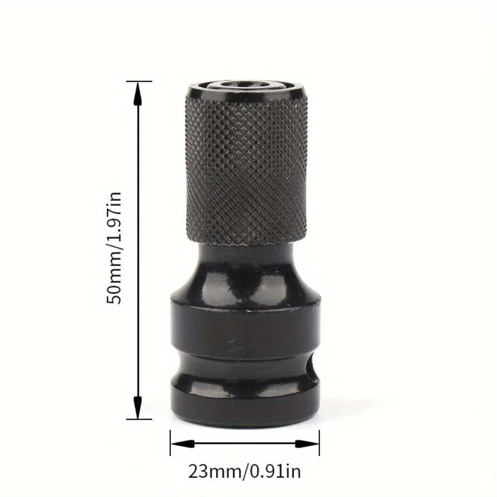 Impact Wrench to Drill Adapter Hex Bit Holder Converter