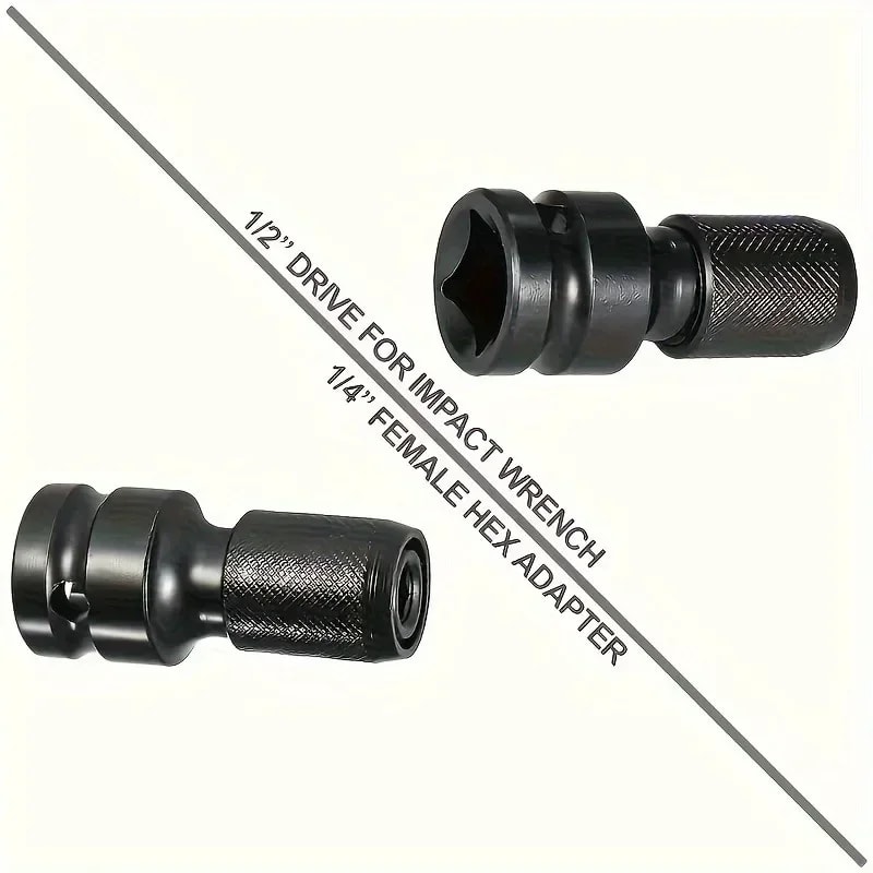 Impact Wrench to Drill Adapter Hex Bit Holder Converter