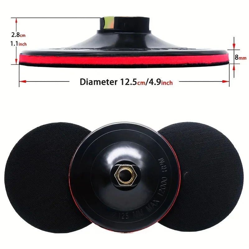 Premium Foam Backing Pad for Angle Grinder Sanding & Polishing